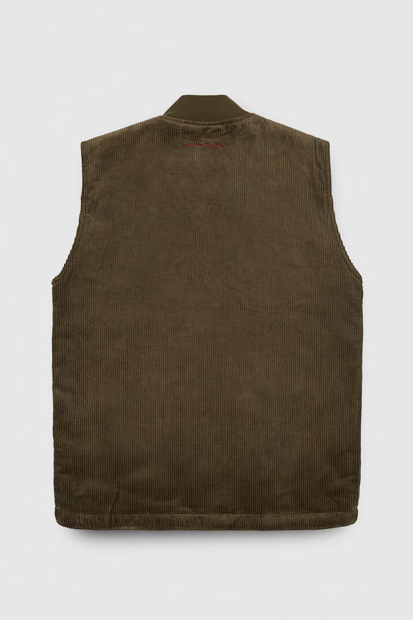 Teddy Smith Gilet G-AMERY ZIP MILITARY KAKI