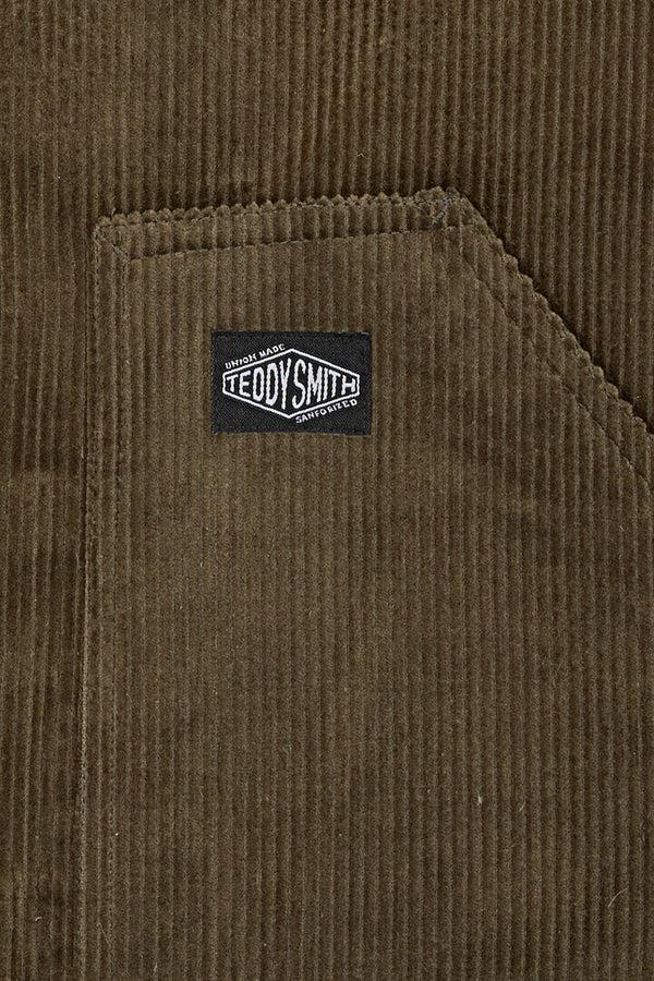 Teddy Smith Gilet G-AMERY ZIP MILITARY KAKI