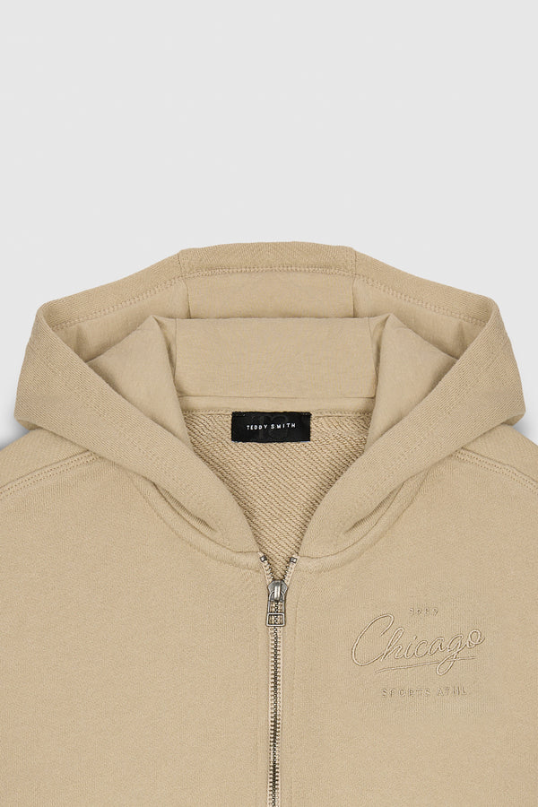 Teddy Smith Gilet G-CROP HZ JR BEIGE