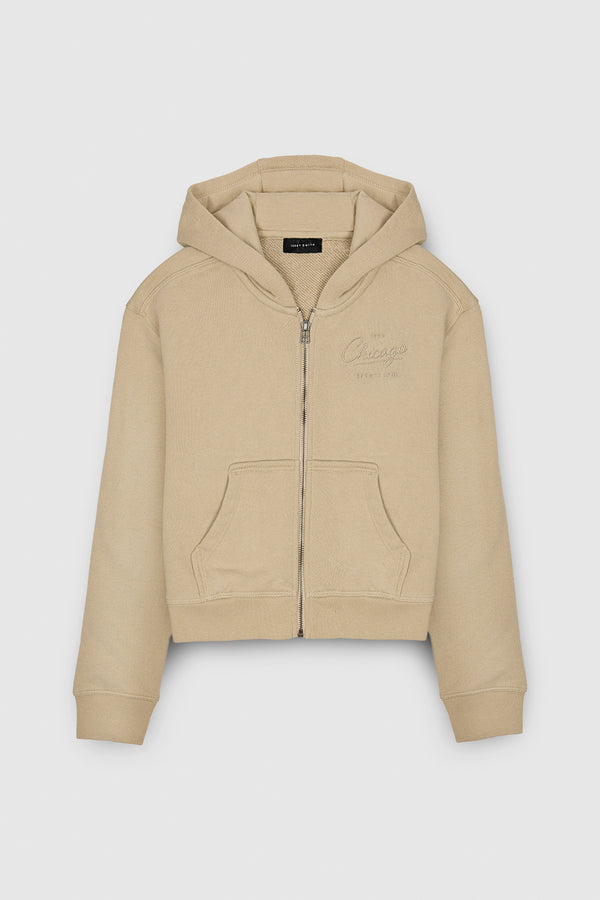 teddy smith Gilet G-CROP HZ JR BEIGE