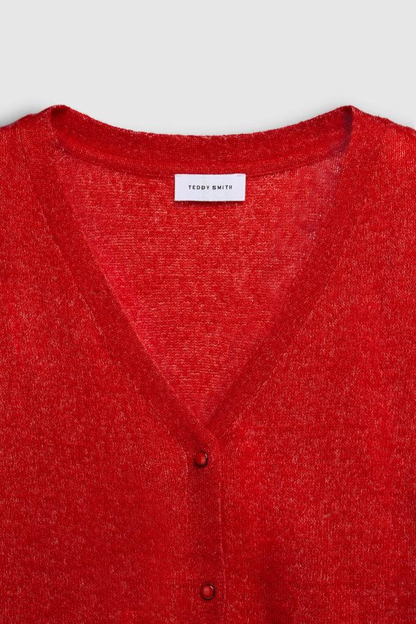 Teddy Smith Gilet G-PEPITE PUR RED