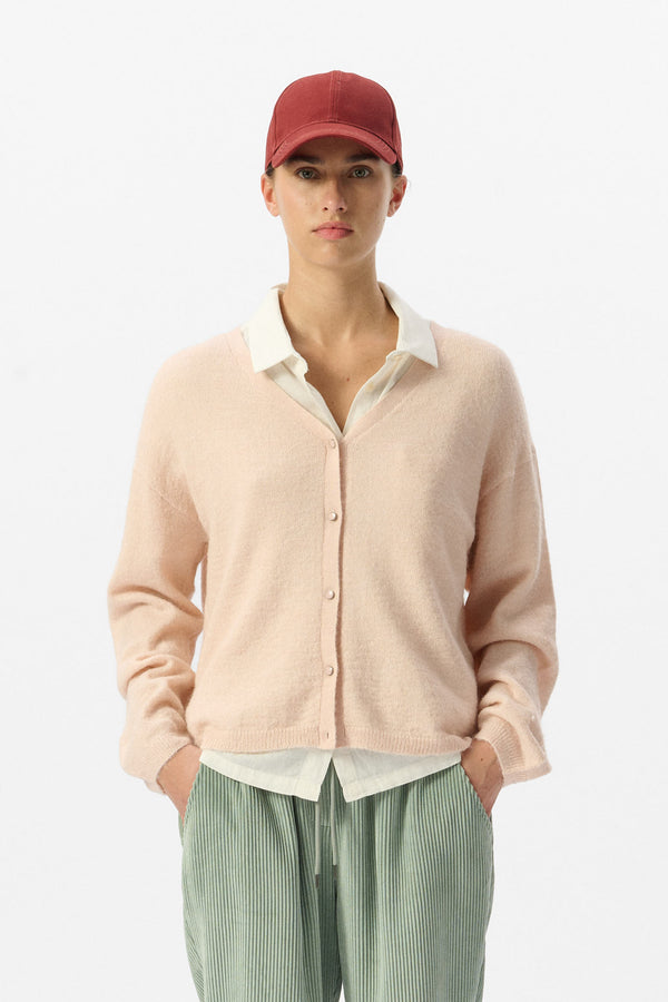 teddy smith Gilet G-PEPITE ROSE PALE