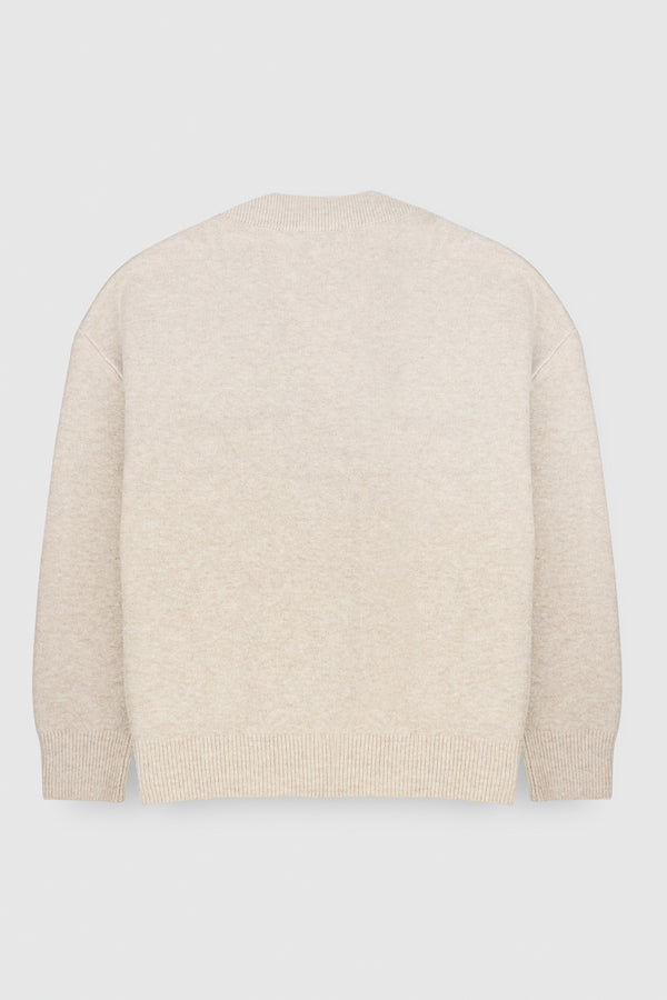 Teddy Smith Gilet G-TAYLOR MIDDLE WHITE CHINE