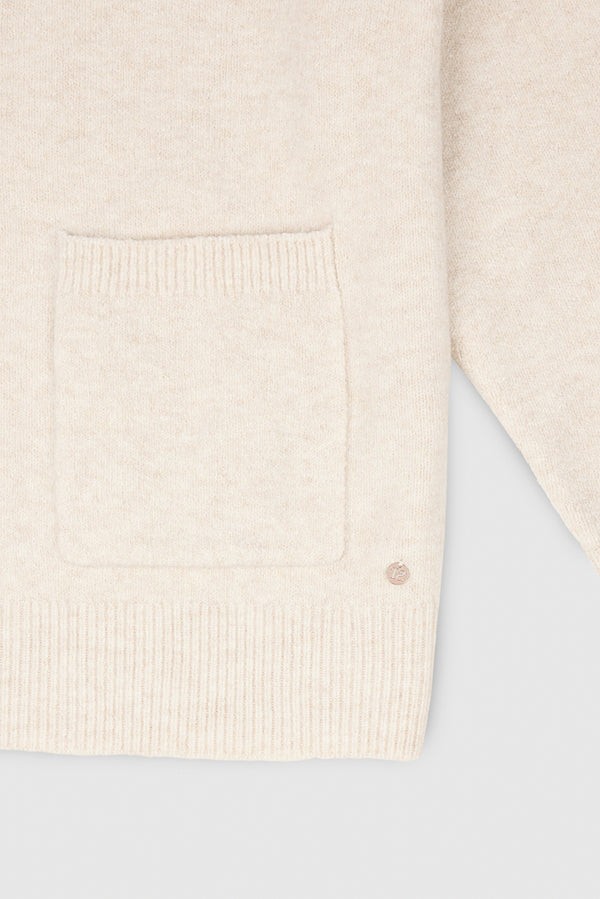 Teddy Smith Gilet G-TAYLOR MIDDLE WHITE CHINE