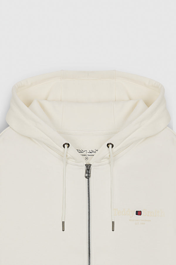 Teddy Smith Gilet GICLASS JIM HZ MIDDLE WHITE