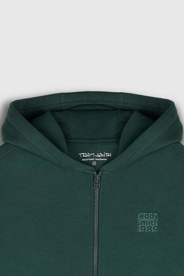 Teddy Smith Gilet GICLASS SQUA HZ VERT SCARABE