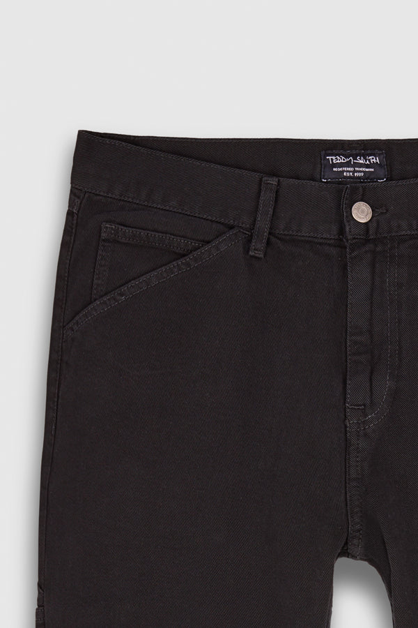 Teddy Smith Jean Coupe Droite CARPENTER NOIR