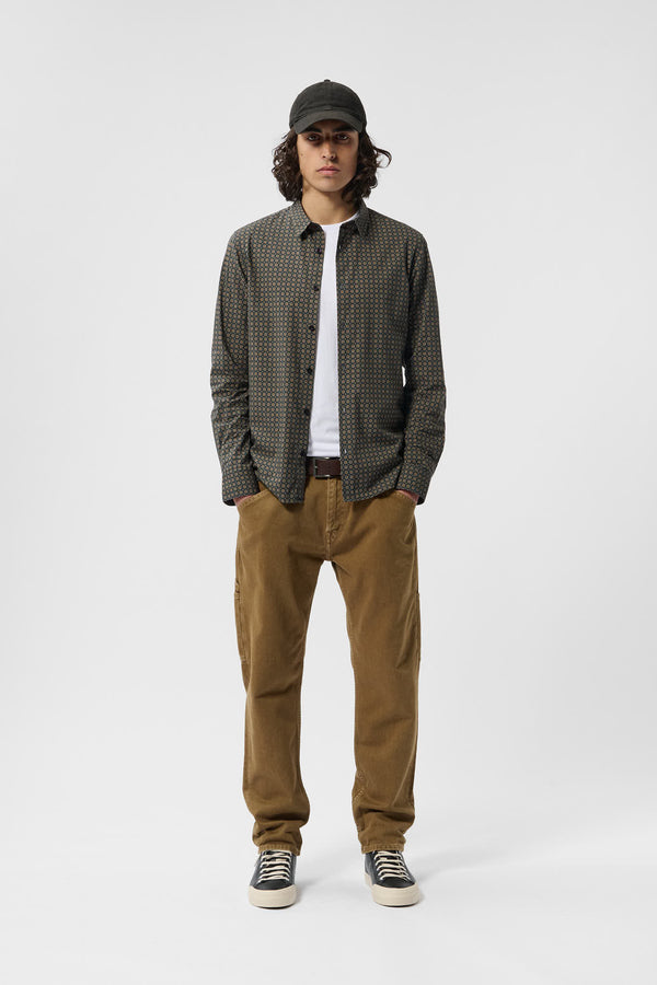 teddy smith Jean coupe droite CARPENTER TABACCO