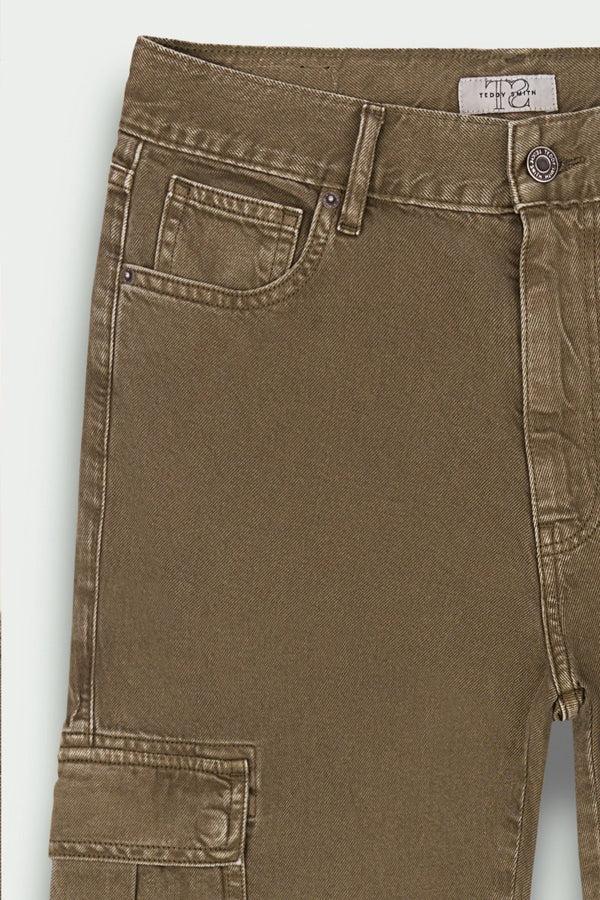 Teddy Smith Jean P-ANGEL CARGO TURBULENCE KAKI