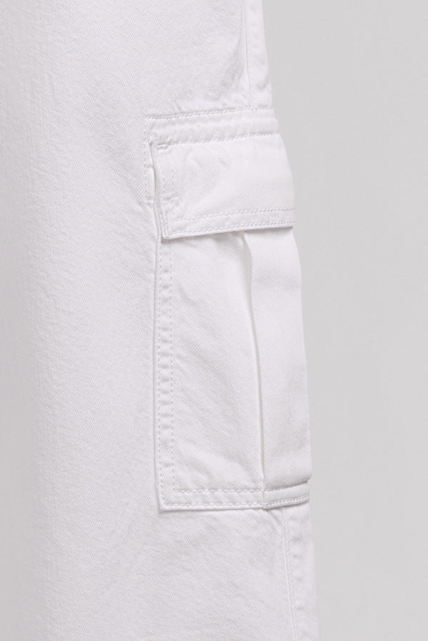 Teddy Smith Jean P-ELECTRA CARGO BLANC