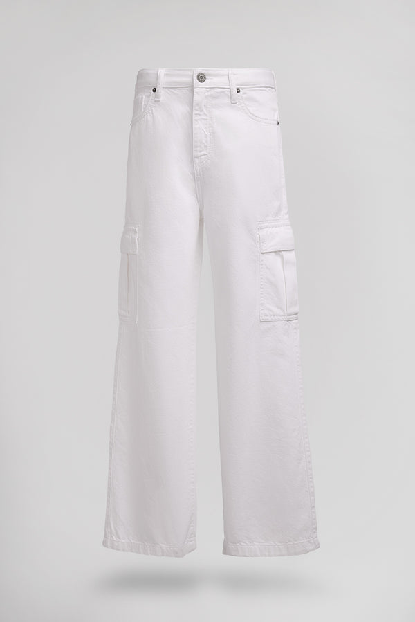 teddy smith Jean P-ELECTRA CARGO BLANC