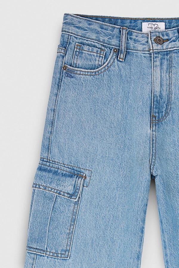Teddy Smith Jean P-ELECTRA CARGO VINTAGE/INDIGO