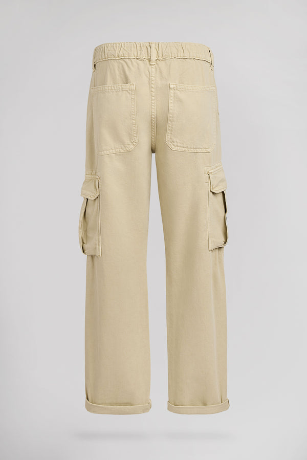Teddy Smith Jean P-RYDE CARGO JR BEIGE CLAIR
