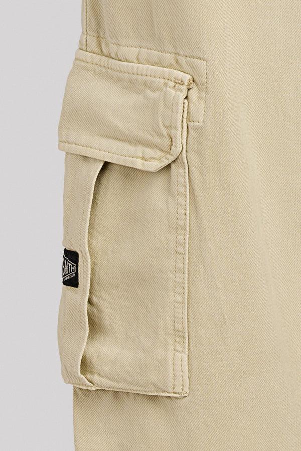 Teddy Smith Jean P-RYDE CARGO JR BEIGE CLAIR
