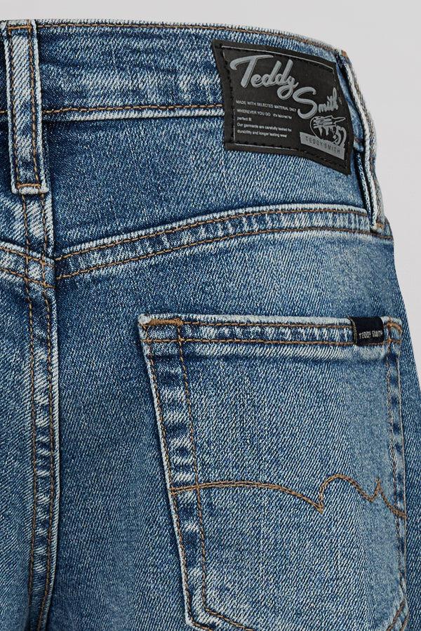 Teddy Smith Jean STRAIGHT BOY JR VINTAGE DARK