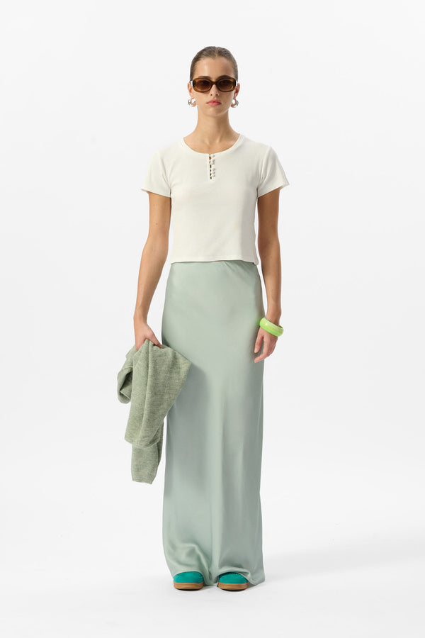 teddy smith Jupe J-LEONE ICEBERG GREEN