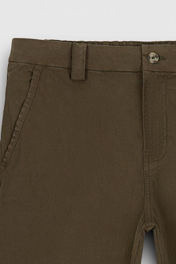 Teddy Smith Pantalon P-DOUG CHINO RAVEN KAKI
