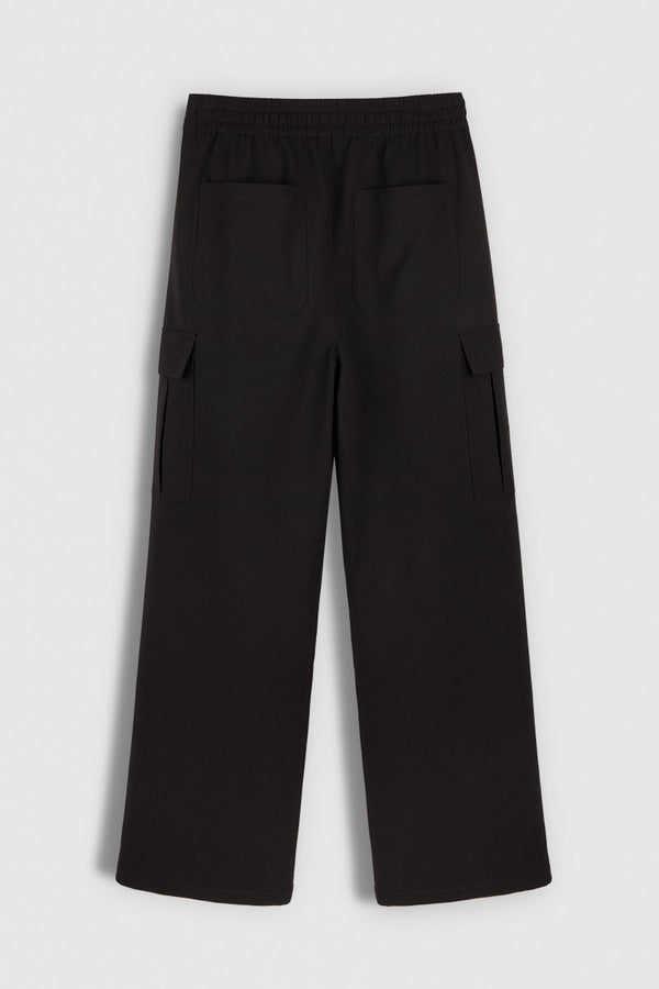 Teddy Smith Pantalon P-ROSALY CARGO NOIR