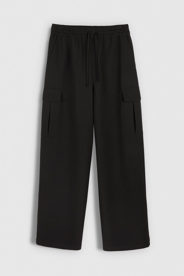 teddy smith Pantalon P-ROSALY CARGO NOIR