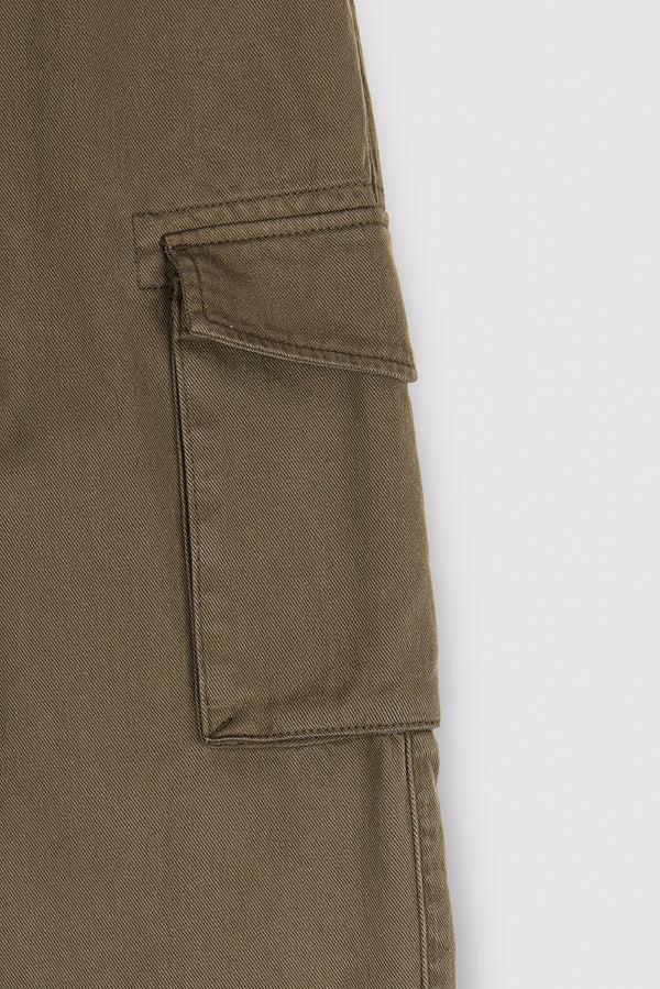 Teddy Smith Pantalon P-SKY CARGO TURBULENCE KAKI