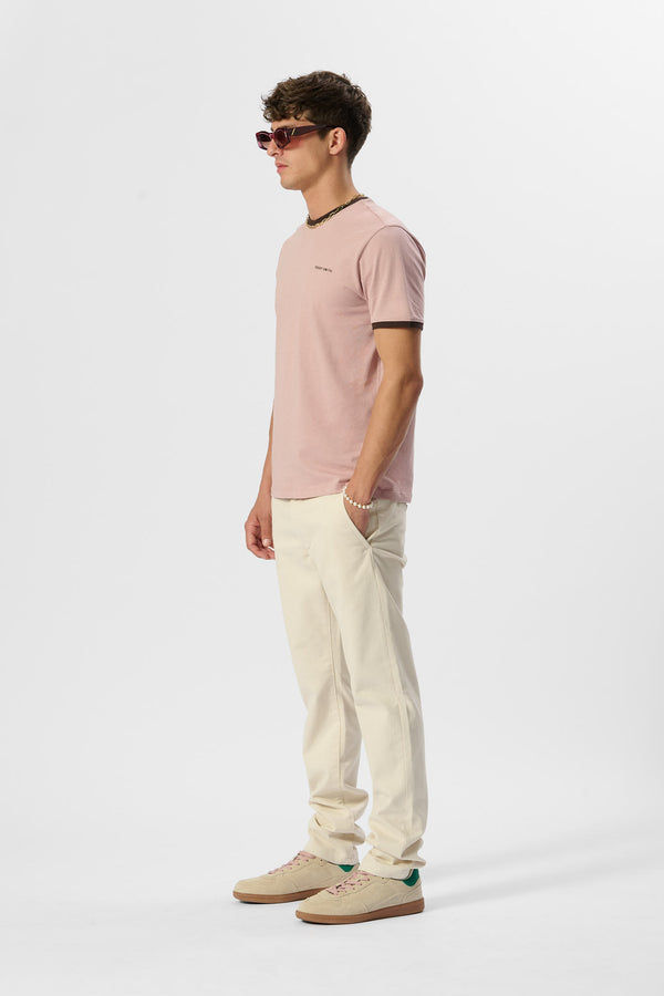 teddy Smith Pantalon PALLAS CHINO SW CREAM