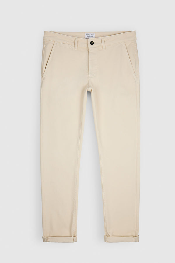 teddy Smith Pantalon PALLAS CHINO SW CREAM