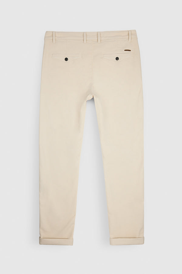 teddy Smith Pantalon PALLAS CHINO SW CREAM