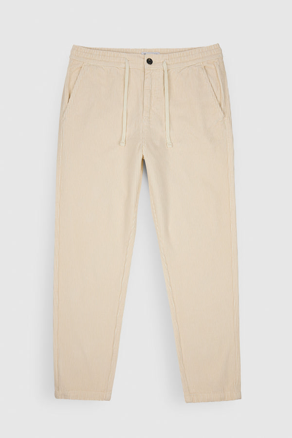 teddy smith Pantalon PYWAN 2 VELOURS MIDDLE WHITE