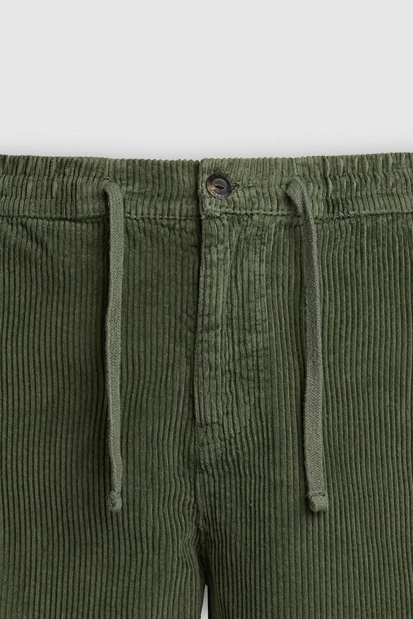 Teddy Smith Pantalon PYWAN 2 VELOURS MILITARY KAKI