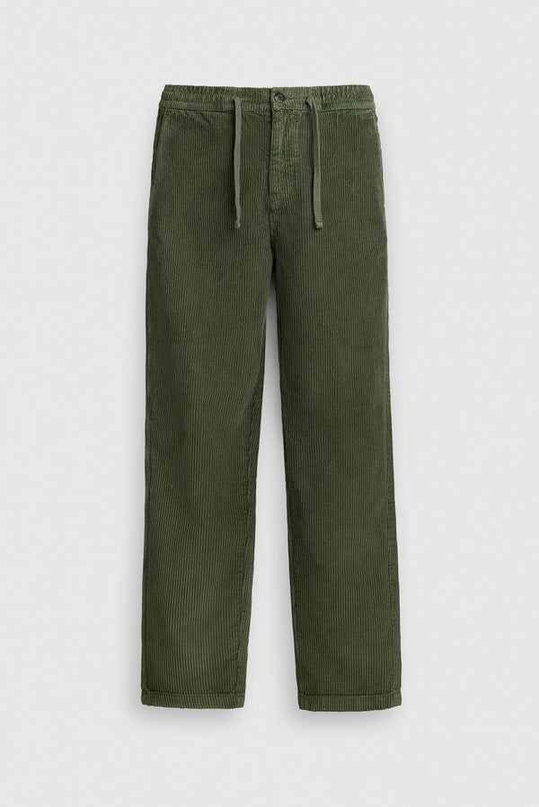 teddy smith Pantalon PYWAN 2 VELOURS MILITARY KAKI