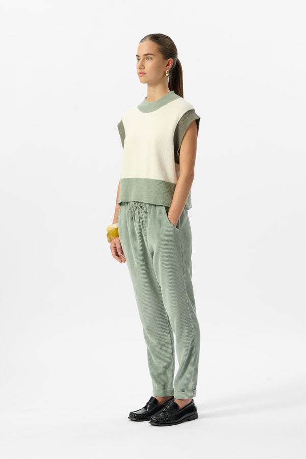 Teddy Smith Pantalon TEDDY VELOURS ICEBERG GREEN