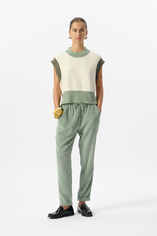 teddy smith Pantalon TEDDY VELOURS ICEBERG GREEN