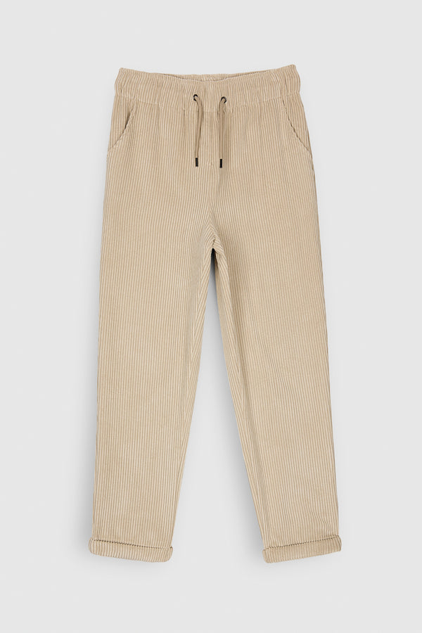 teddy smith Pantalon TEDDY VELOURS JR BEIGE