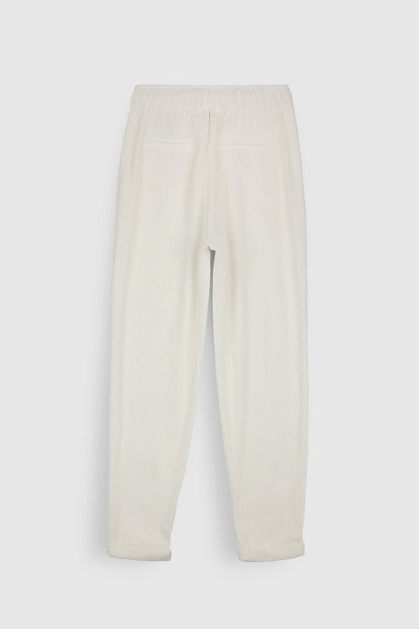 Teddy Smith Pantalon TEDDY VELOURS MIDDLE WHITE