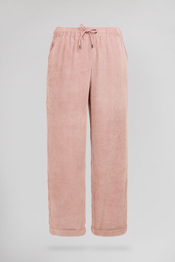 teddy smith Pantalon TEDDY VELOURS ROSE PALE