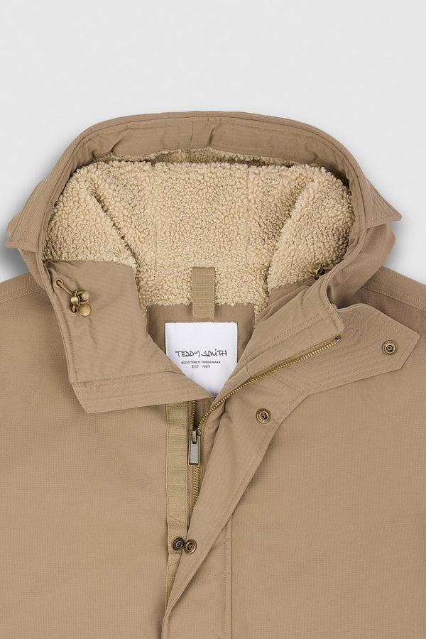 Teddy Smith Parka P-DONALD MOKA BEIGE