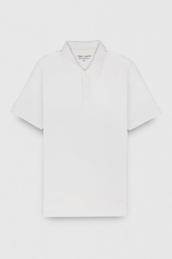 Teddy Smith Polo P-ALBAN BLANC
