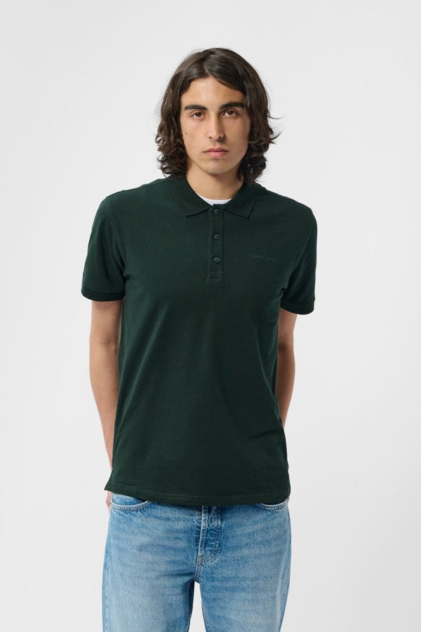 teddy smith Polo P-ALBAN MC VERT SCARABE