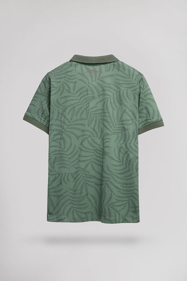 Teddy Smith Polo P-FEUILLAGE MC JR ICEBERG GREEN