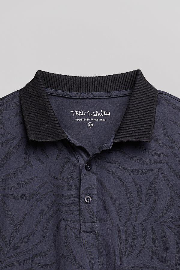 Teddy Smith Polo P-FEUILLAGE MC JR OLD / ENCRE