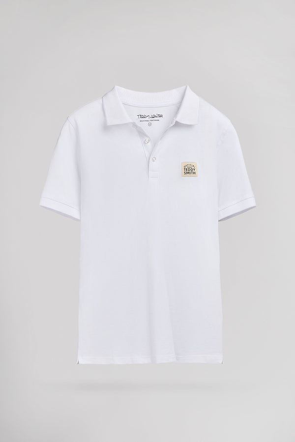 teddy smith Polo P-LABEL MC JR BLANC