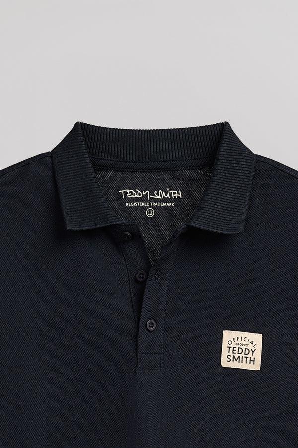 Teddy Smith Polo P-LABEL MC JR DARK NAVY