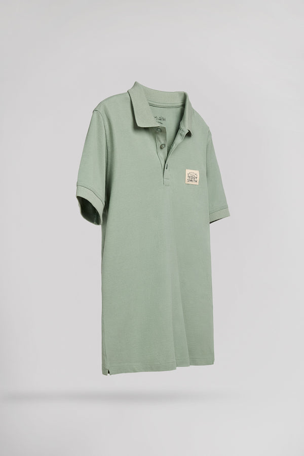 Teddy Smith Polo P-LABEL MC JR ICEBERG GREEN