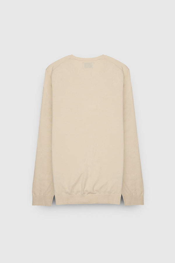 Teddy Smith Pull Col Rond P-MARC CREAM