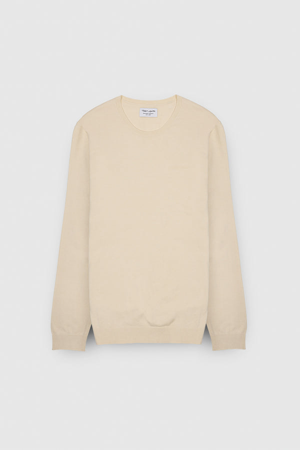 teddy smith Pull col rond P-MARC CREAM
