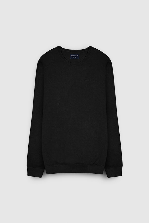 Teddy Smith Pull Col Rond P-MARC NOIR