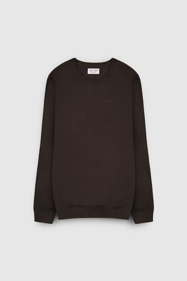 teddy smith Pull col rond P-MARC RAVEN KAKI