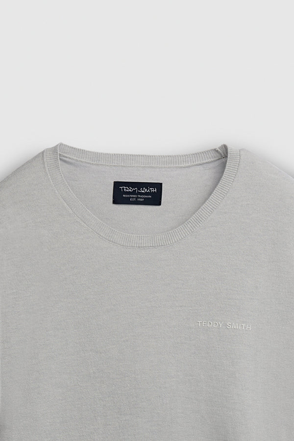 Teddy Smith Pull Col Rond P-MARC WHITE MELANGE