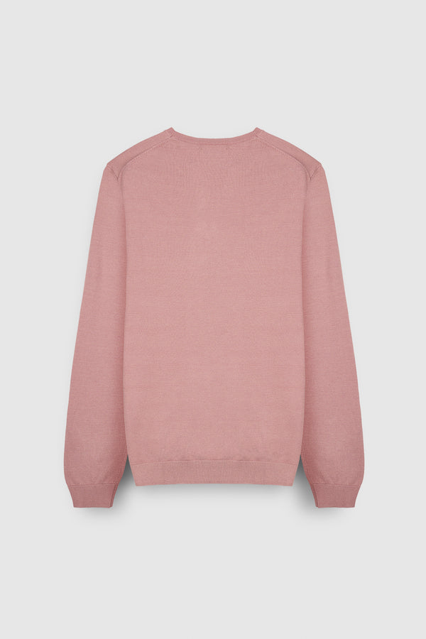 Teddy Smith Pull Col Rond P-MARC WOOD ROSE