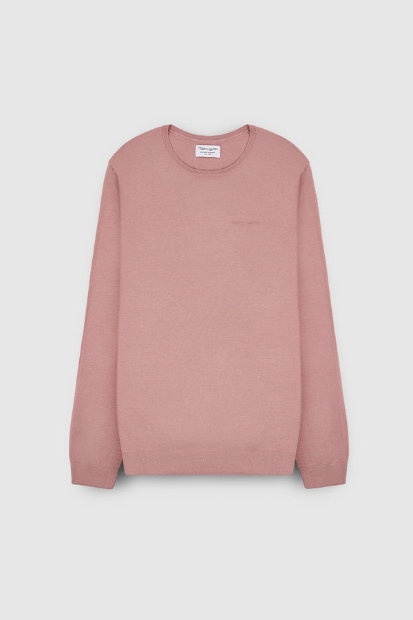 teddy smith Pull col rond P-MARC WOOD ROSE